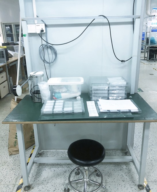 Packing table
